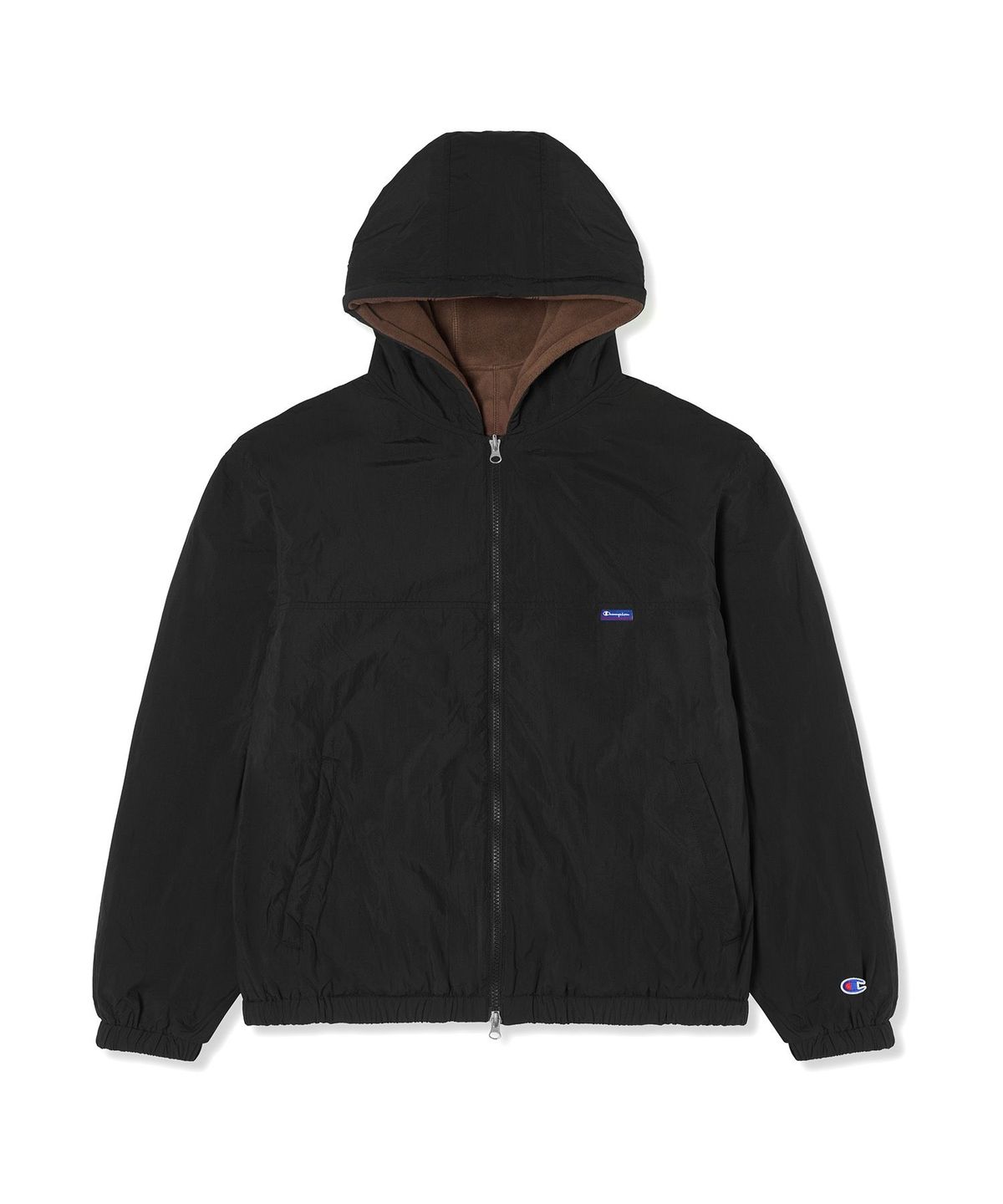 챔피온(CHAMPION) 폴라텍 리버시블 2WAY 후드 재킷 Black