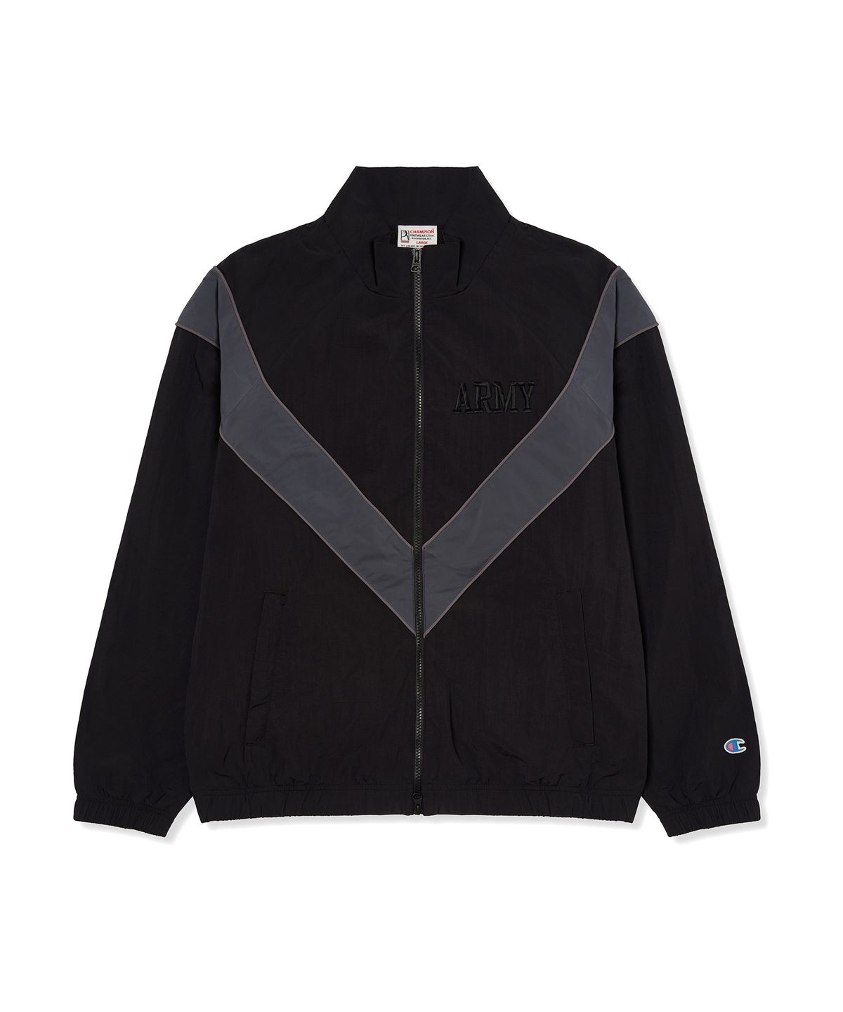 챔피온(CHAMPION) 헤리티지 ARMY IPFU 트랙재킷 Black