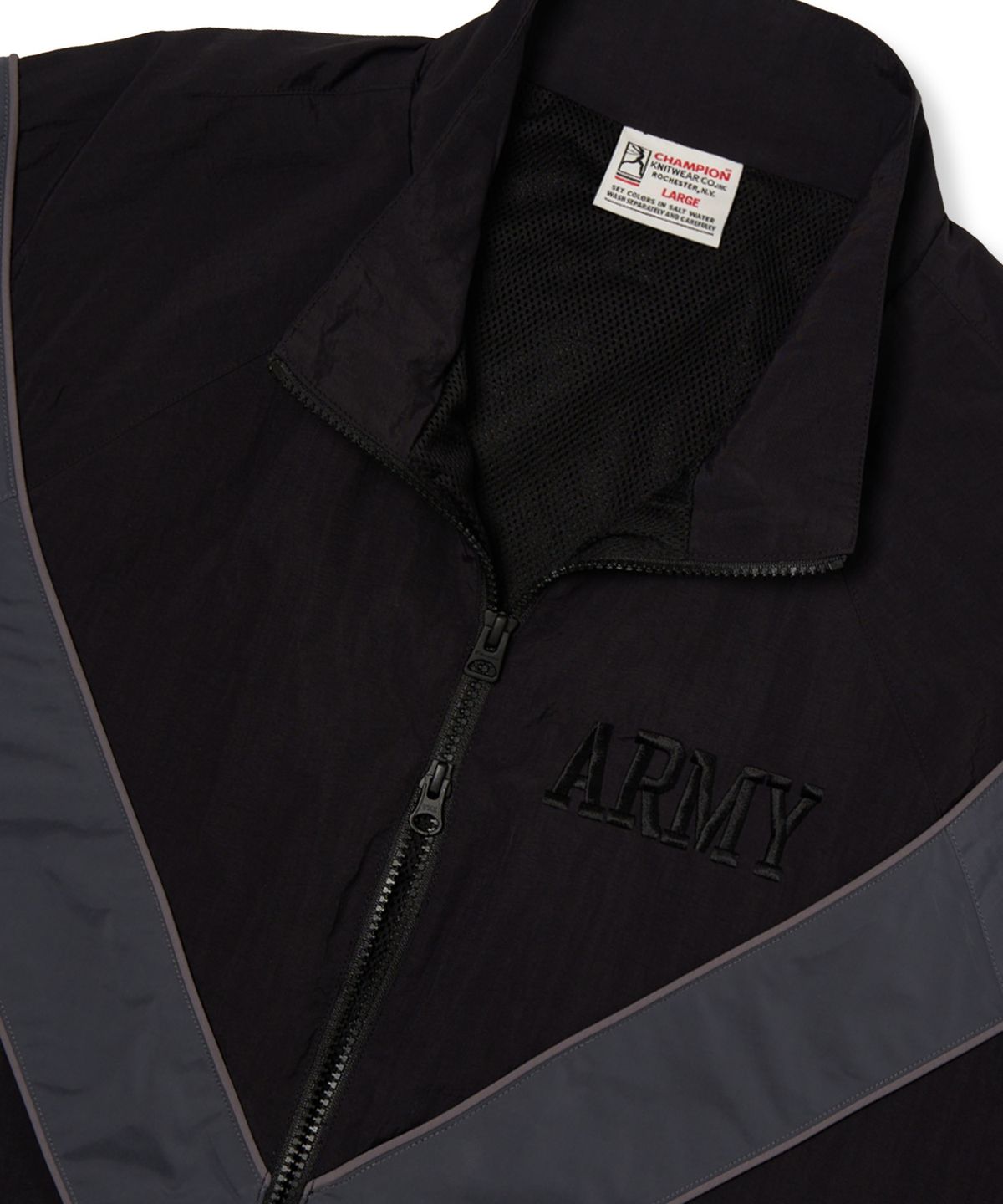 챔피온(CHAMPION) 헤리티지 ARMY IPFU 트랙재킷 Black
