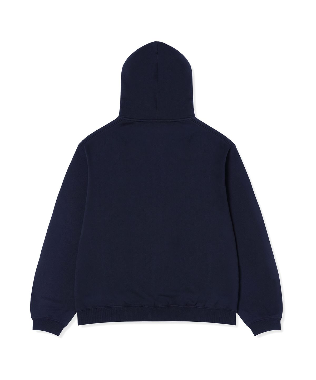 챔피온(CHAMPION) 로고 벌룬핏 기모 후드 집업 Navy