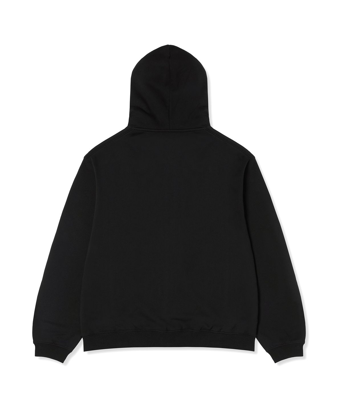 챔피온(CHAMPION) 로고 벌룬핏 기모 후드 집업 Black