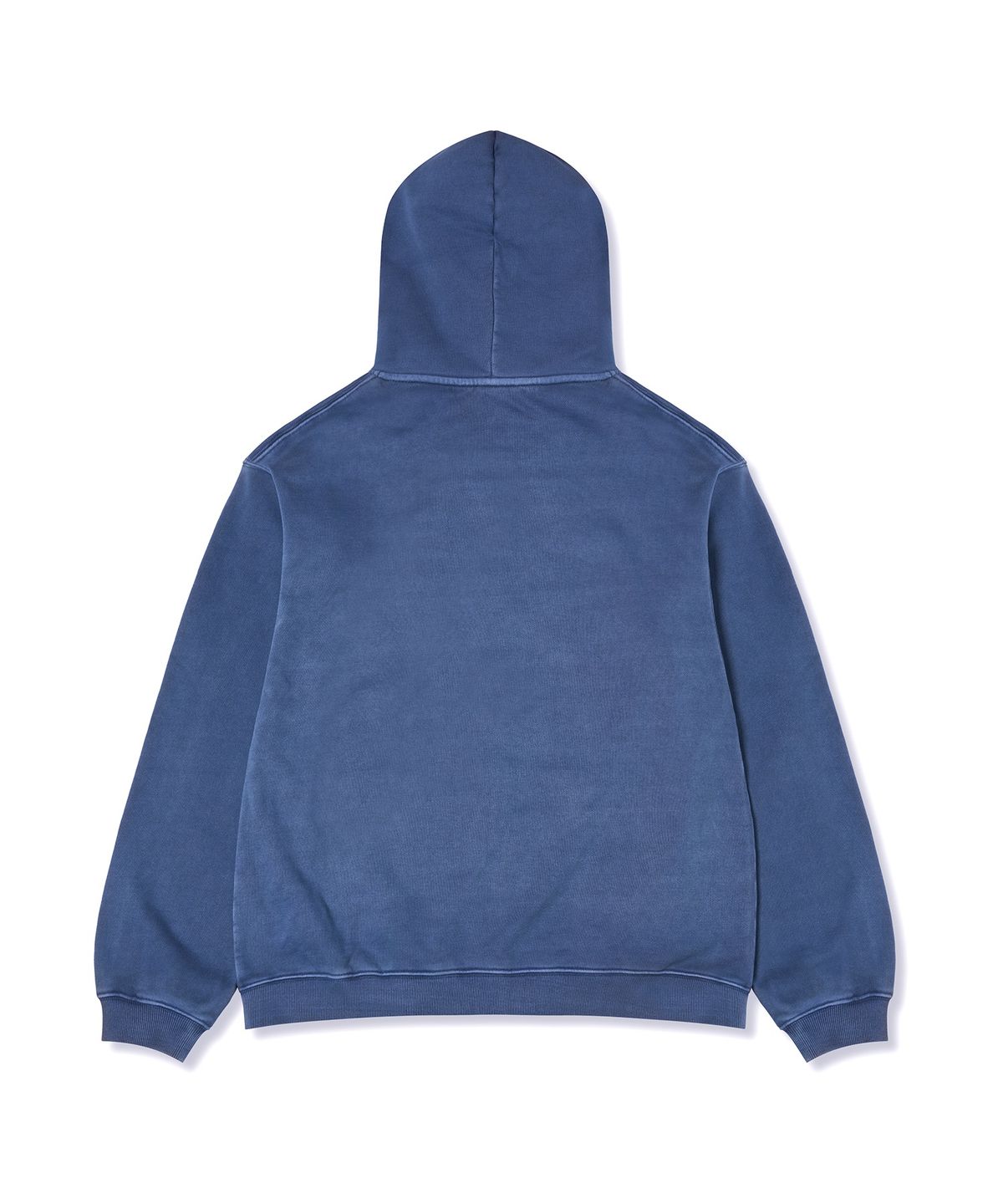 챔피온(CHAMPION) 로고 벌룬핏 다잉 후드 집업 Blue