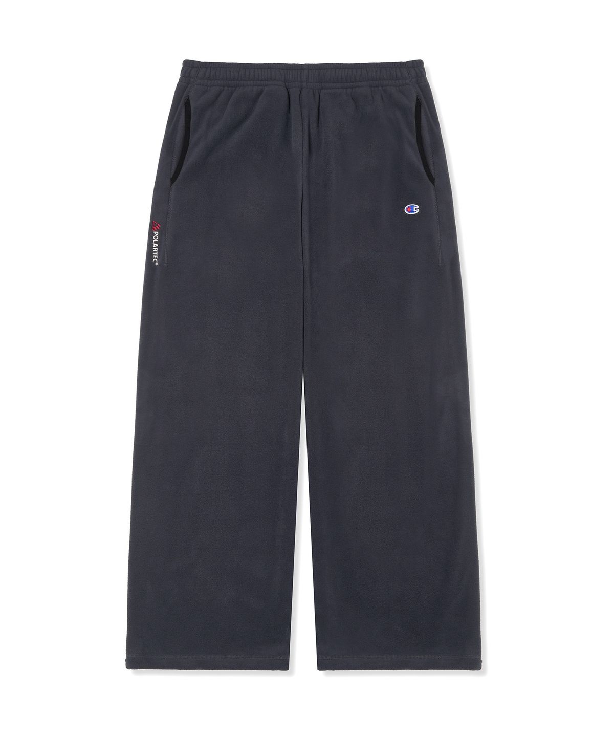 챔피온(CHAMPION) 폴라텍 플리스 와이드 팬츠 Charcoal