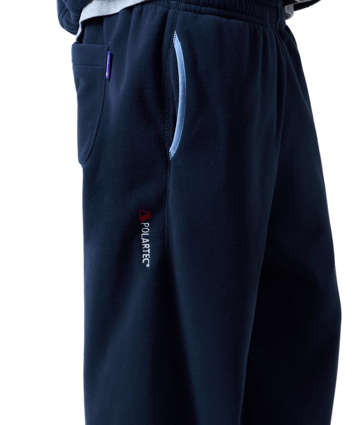 챔피온(CHAMPION) 폴라텍 플리스 와이드 팬츠 Navy