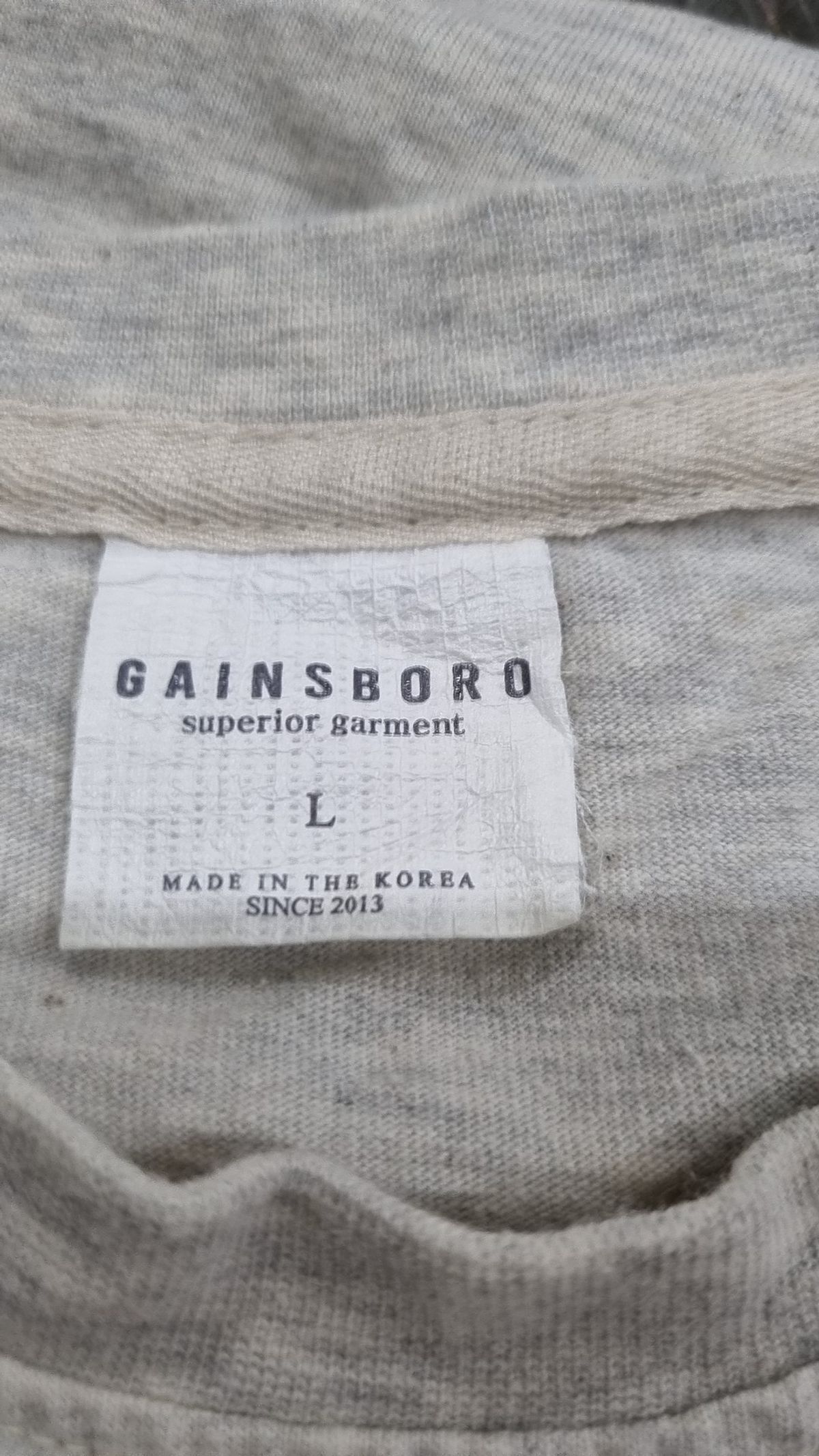 게인스보로(GAINSBORO) 반소매 티셔츠 L