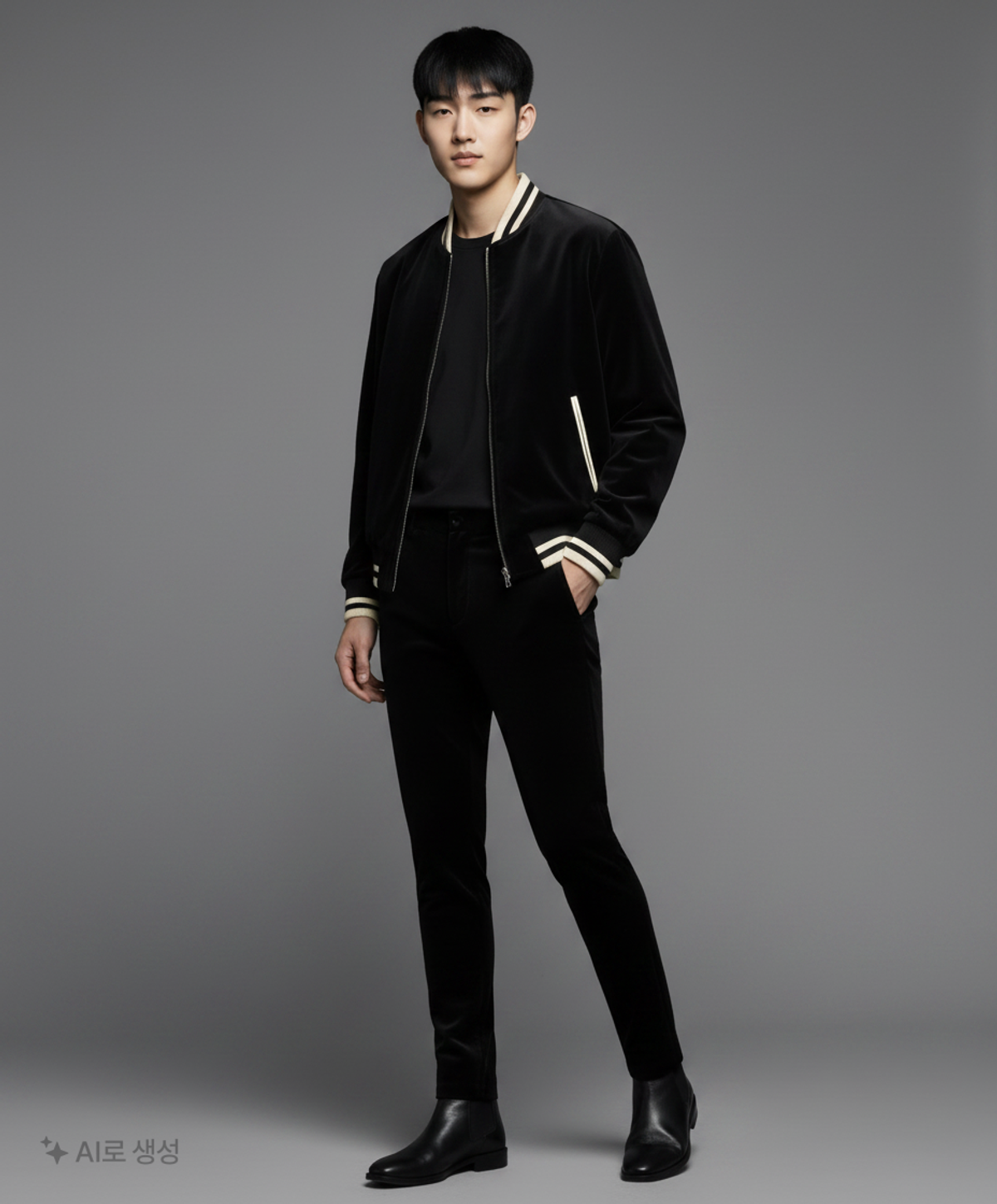 유스(YOUTH) Track Jacket - Black M