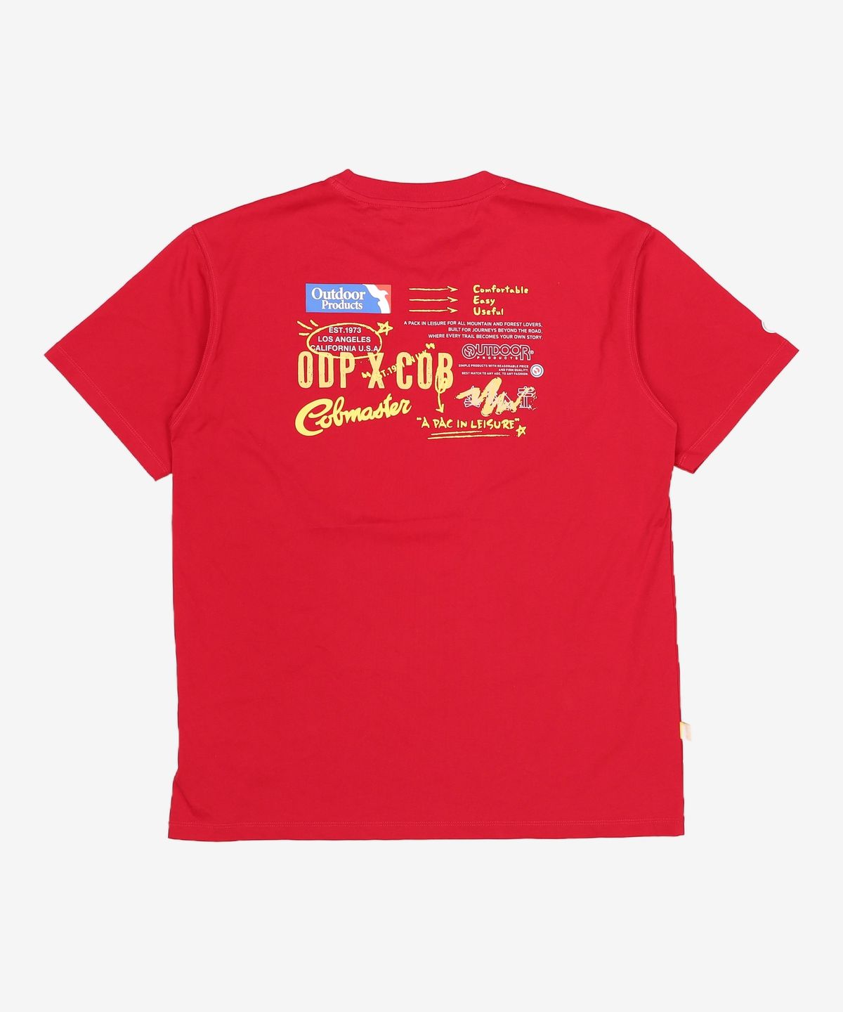 코브마스터(COBMASTER) [COB X ODP] ASKIN MIX LOGO T-SHIRT [RED] M