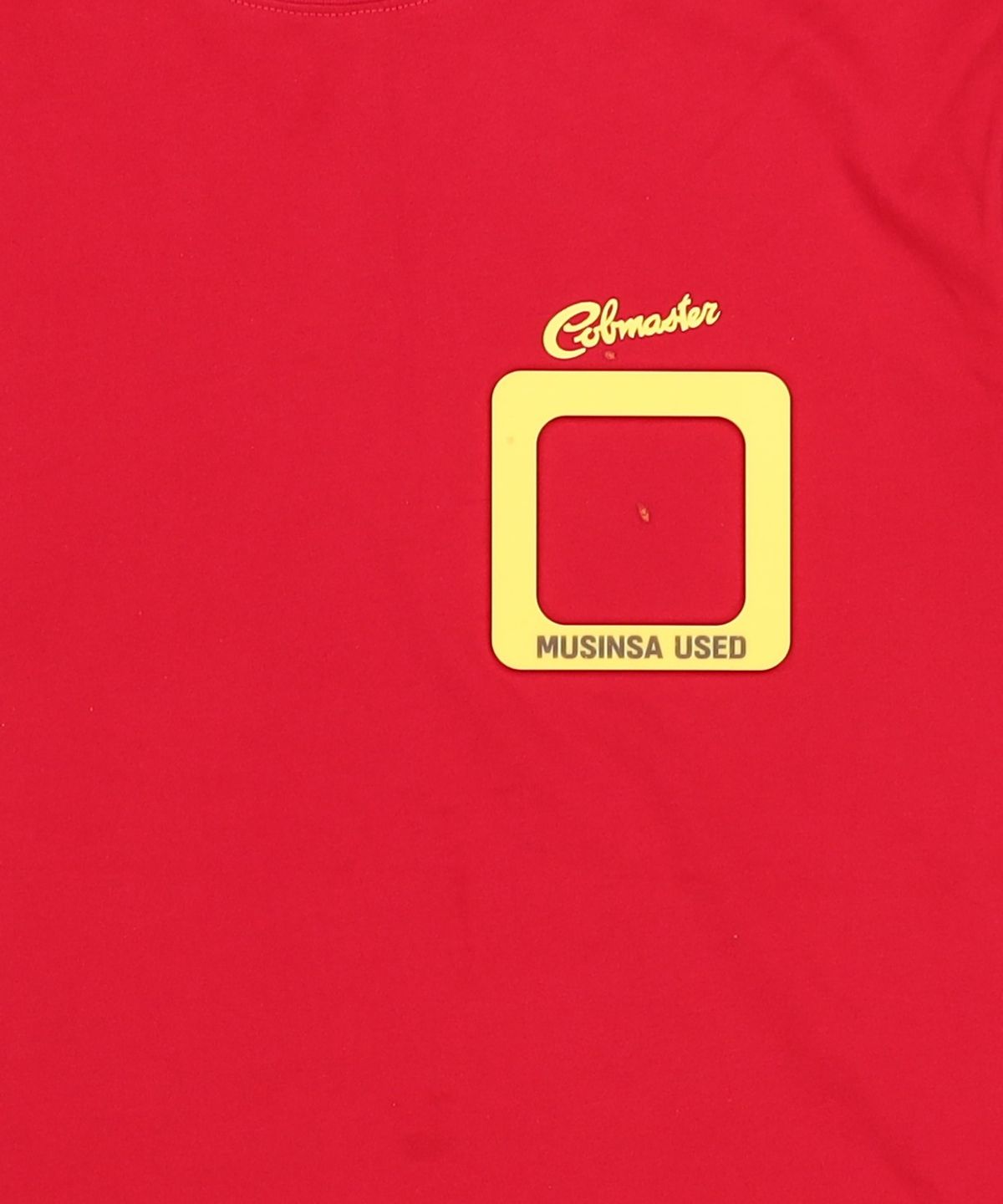 코브마스터(COBMASTER) [COB X ODP] ASKIN MIX LOGO T-SHIRT [RED] M