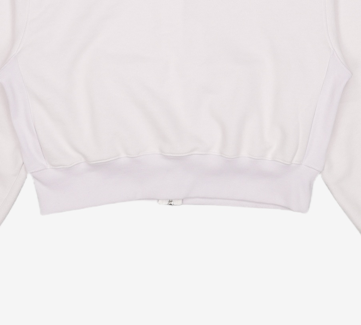세릭(CERRIC) ZIPPER POCKET HOODIE / WHITE FREE