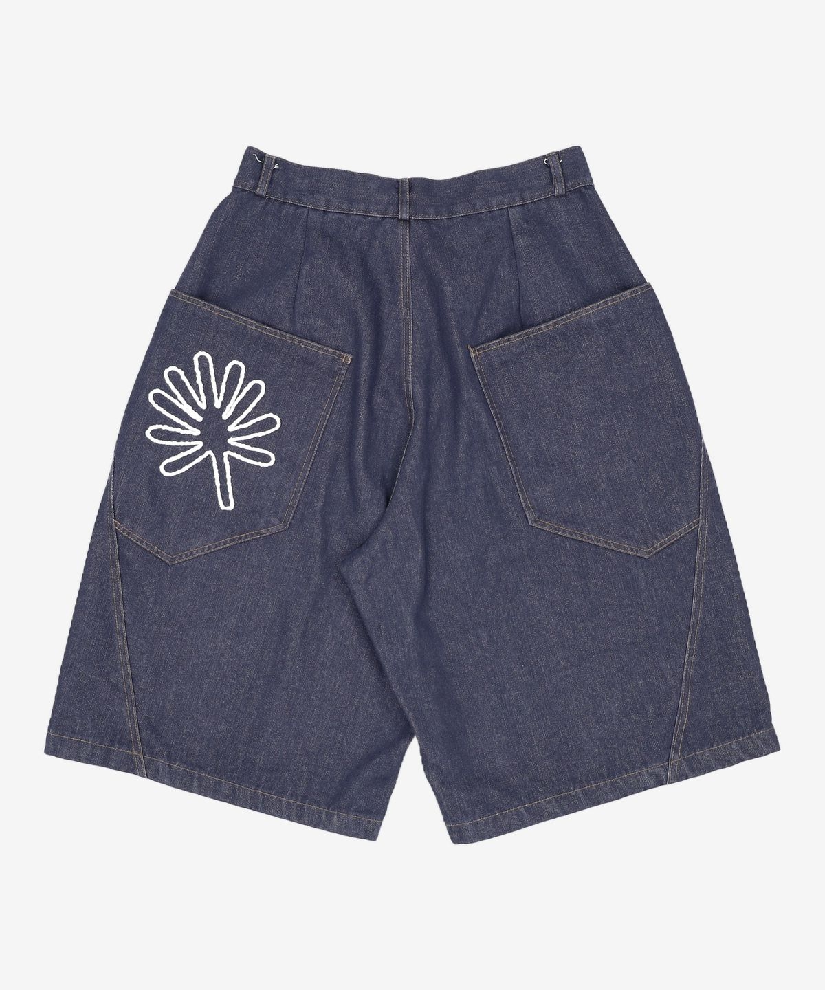 단델(DANDEL) DD contrast denim bermuda pants (INDIGO) 1