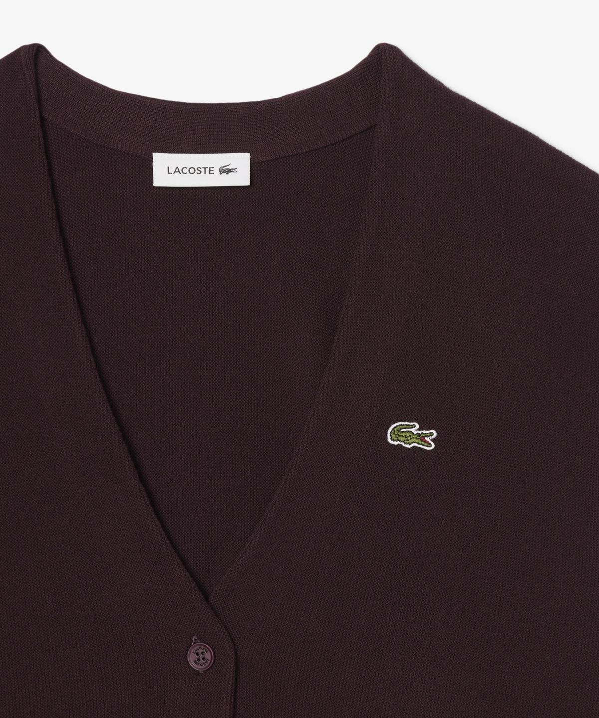 라코스테(LACOSTE) 여성 링스링스 브이넥 가디건 AF4143-56N 3KE