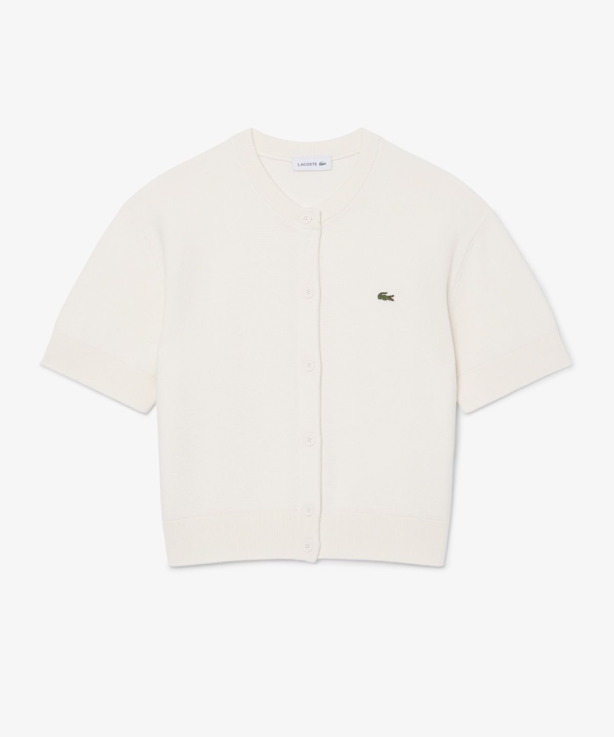 라코스테(LACOSTE) 여성 링스링스 반팔 가디건 AF8244-56N 70V