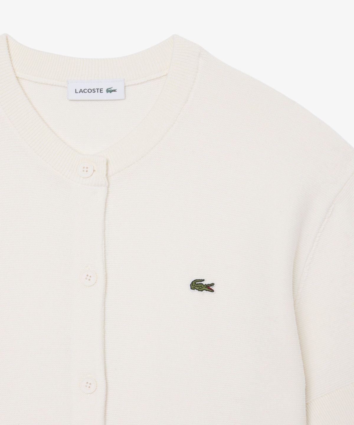 라코스테(LACOSTE) 여성 링스링스 반팔 가디건 AF8244-56N 70V
