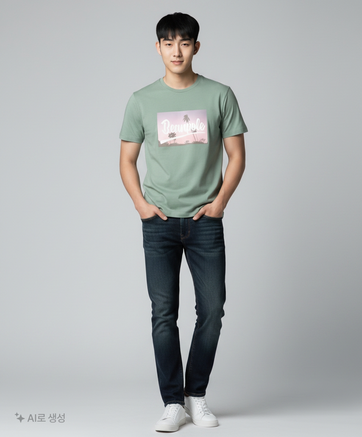 빈폴(BEAN POLE) 반소매 티셔츠 100