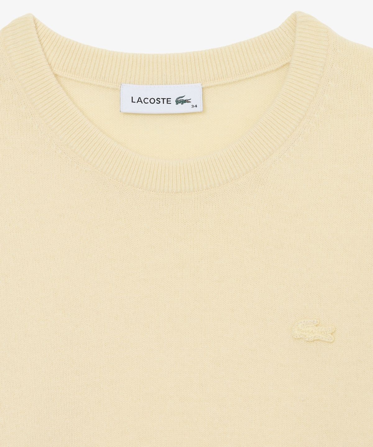 라코스테(LACOSTE) 여성 울 캐시미어 크루넥 스웨터 AF394E-56N 1GE
