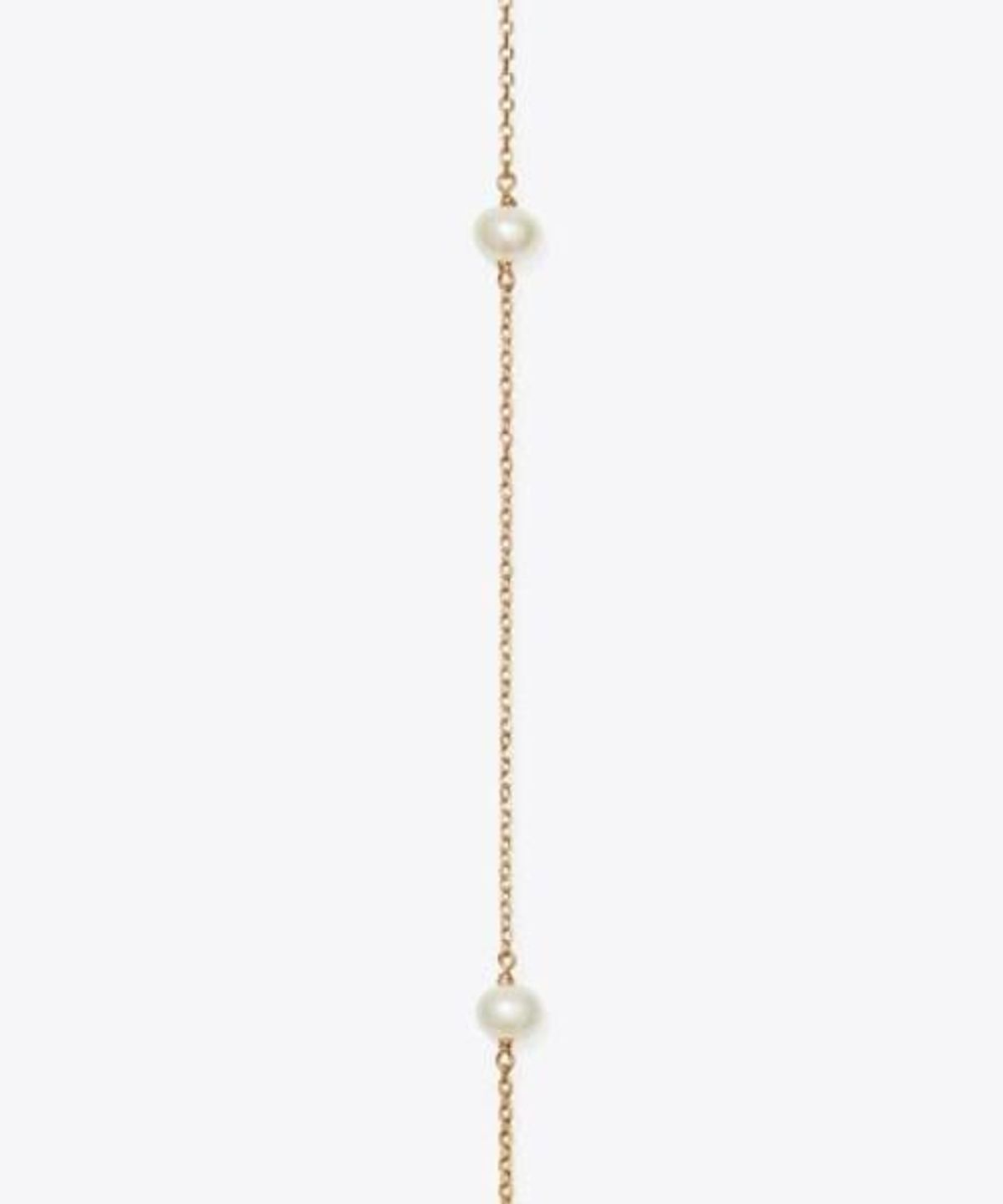 토리버치(TORYBURCH) 롱 문댄스 딜리케이트 펄 네크리스 - 토리 골드 / 펄