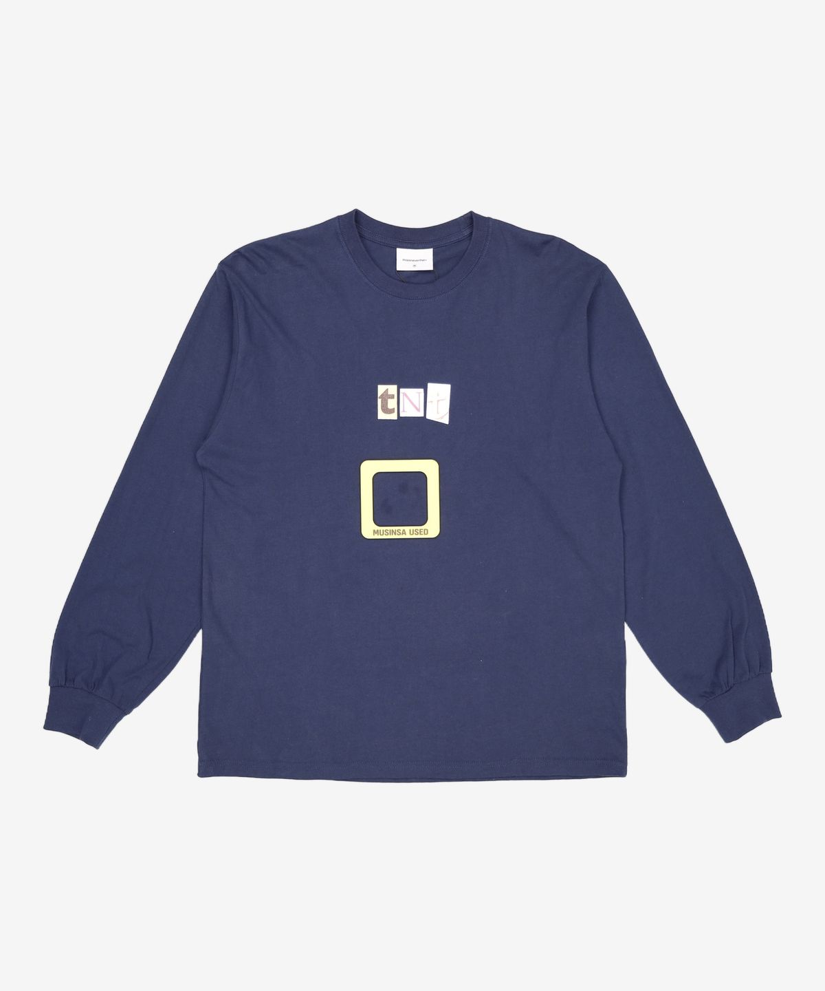 디스이즈네버댓(THISISNEVERTHAT) Cutout Letters L/S Tee Navy M