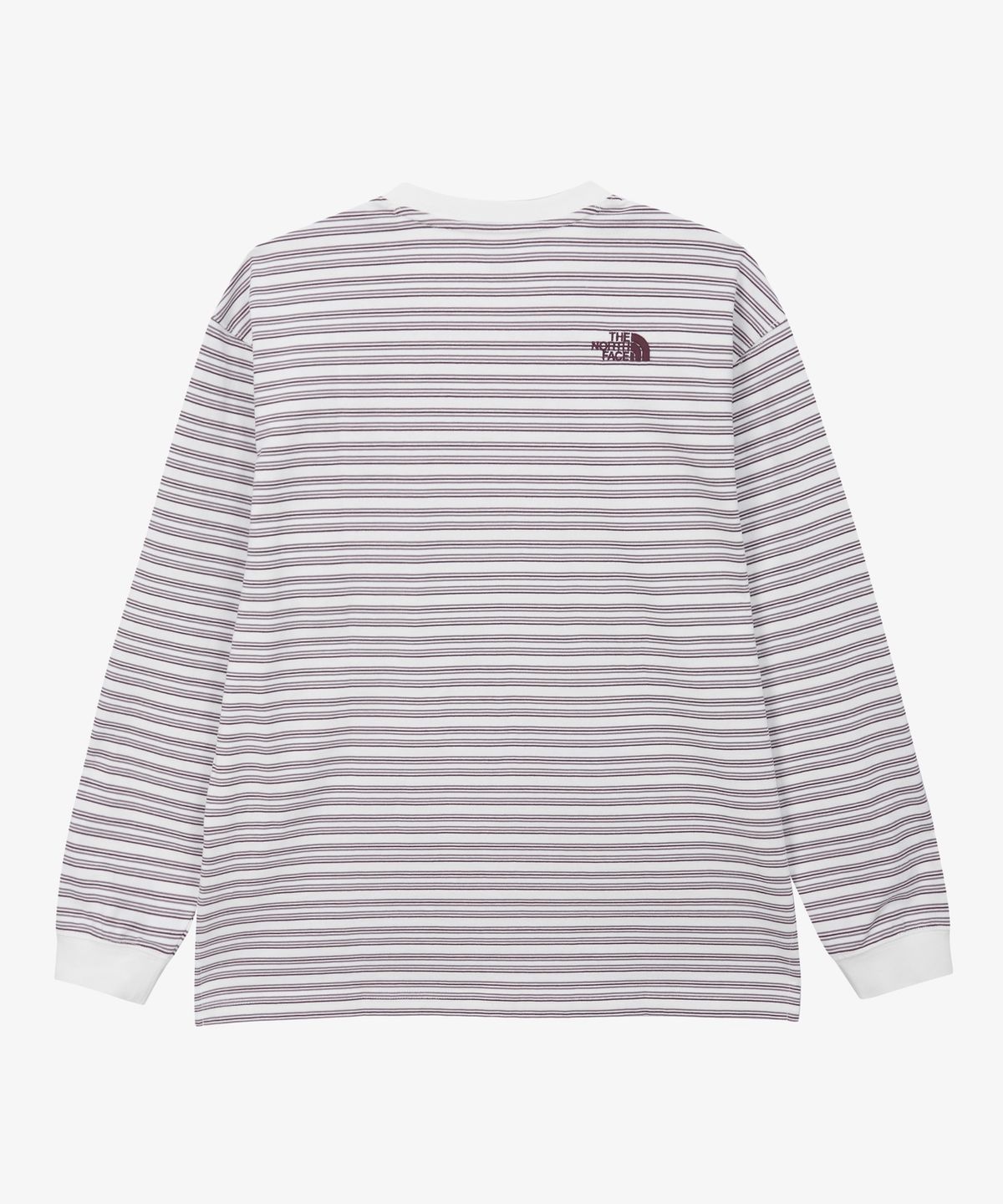 노스페이스(THE NORTH FACE) NT7TS52C 남성 오버펙 스트라이프 긴팔 티셔츠 OFF WHITE