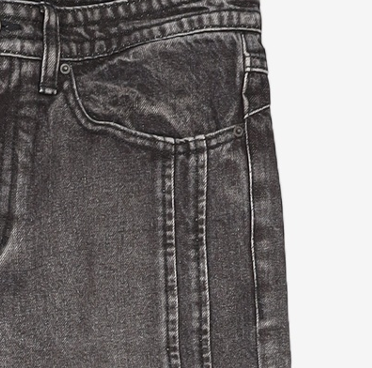 메종미네드(MAISON MINED) SIDE LAYERED DENIM TROUSERS 46