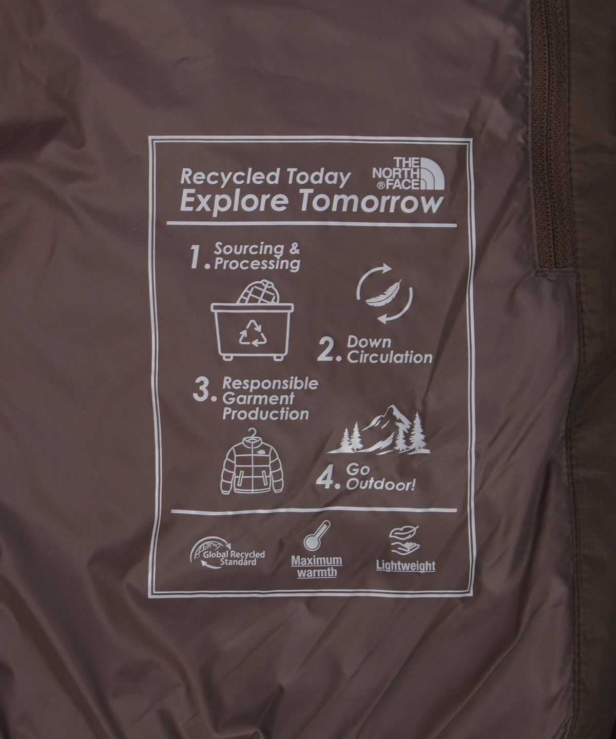 노스페이스(THE NORTH FACE) NJ1DS93C 여성 트레일 팩 다운 자켓 DARK BROWN