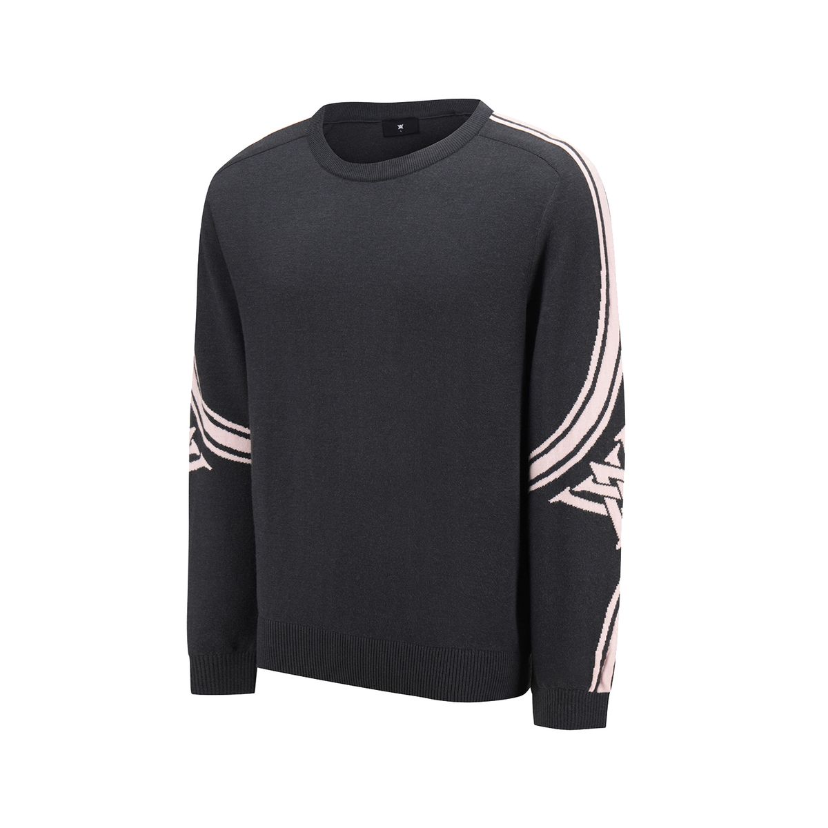 어뉴골프(ANEW GOLF) MEN LOGO SLEEVE CREWNECK SWEATER_CG