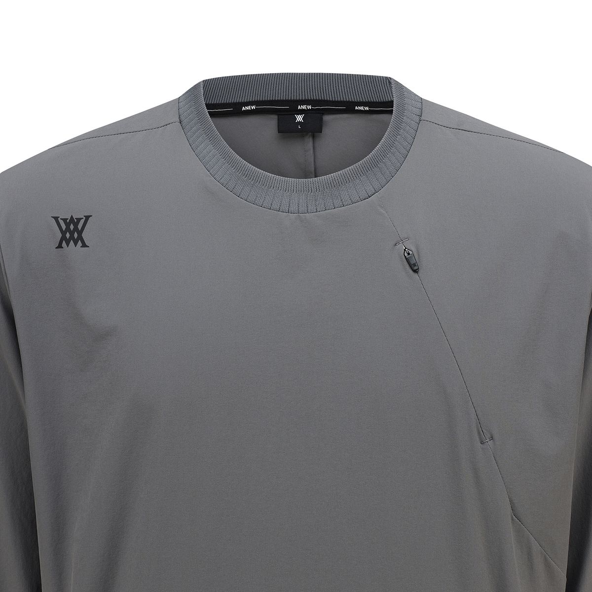 어뉴골프(ANEW GOLF) MEN UTILITY ZIP POCKET ANORAK T-SHIRT SET-UP_GR