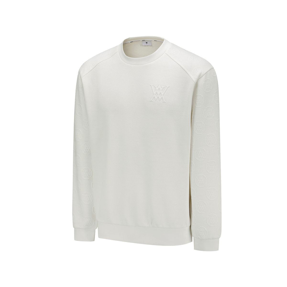어뉴골프(ANEW GOLF) MEN JACQUARD SWEATSHIRT_OW