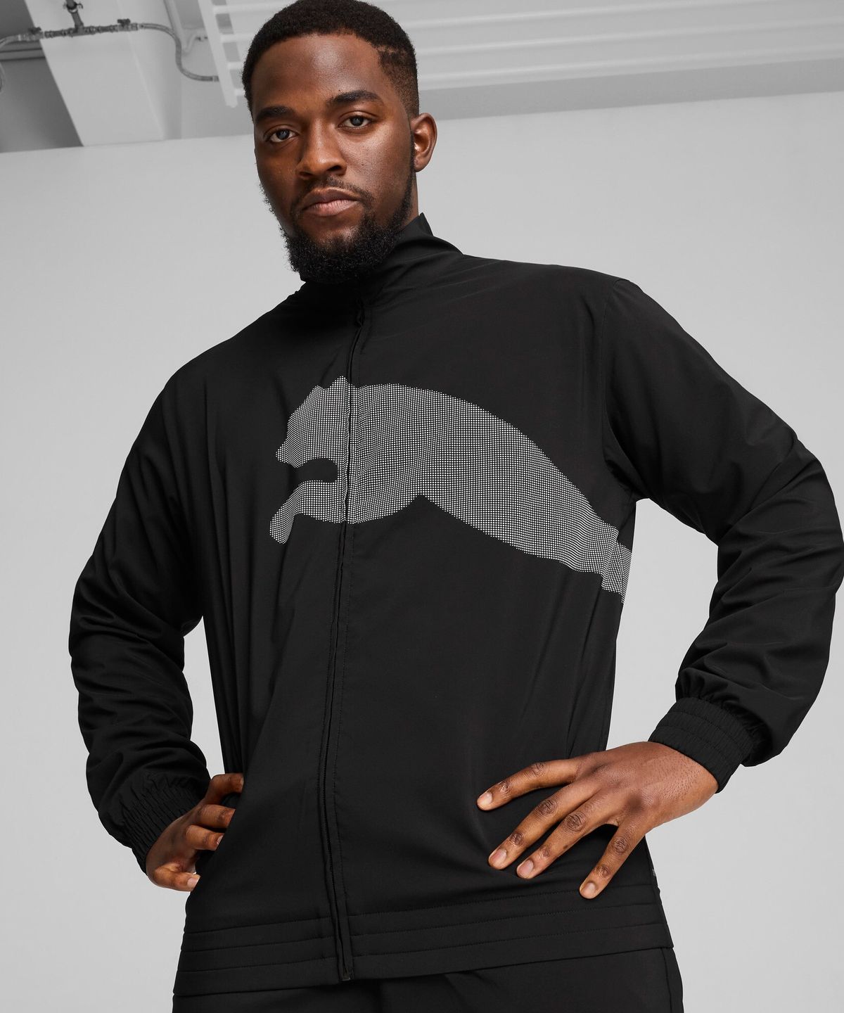 푸마(PUMA) 트레인 빅 캣 우븐 플리스 자켓 (52596001)
