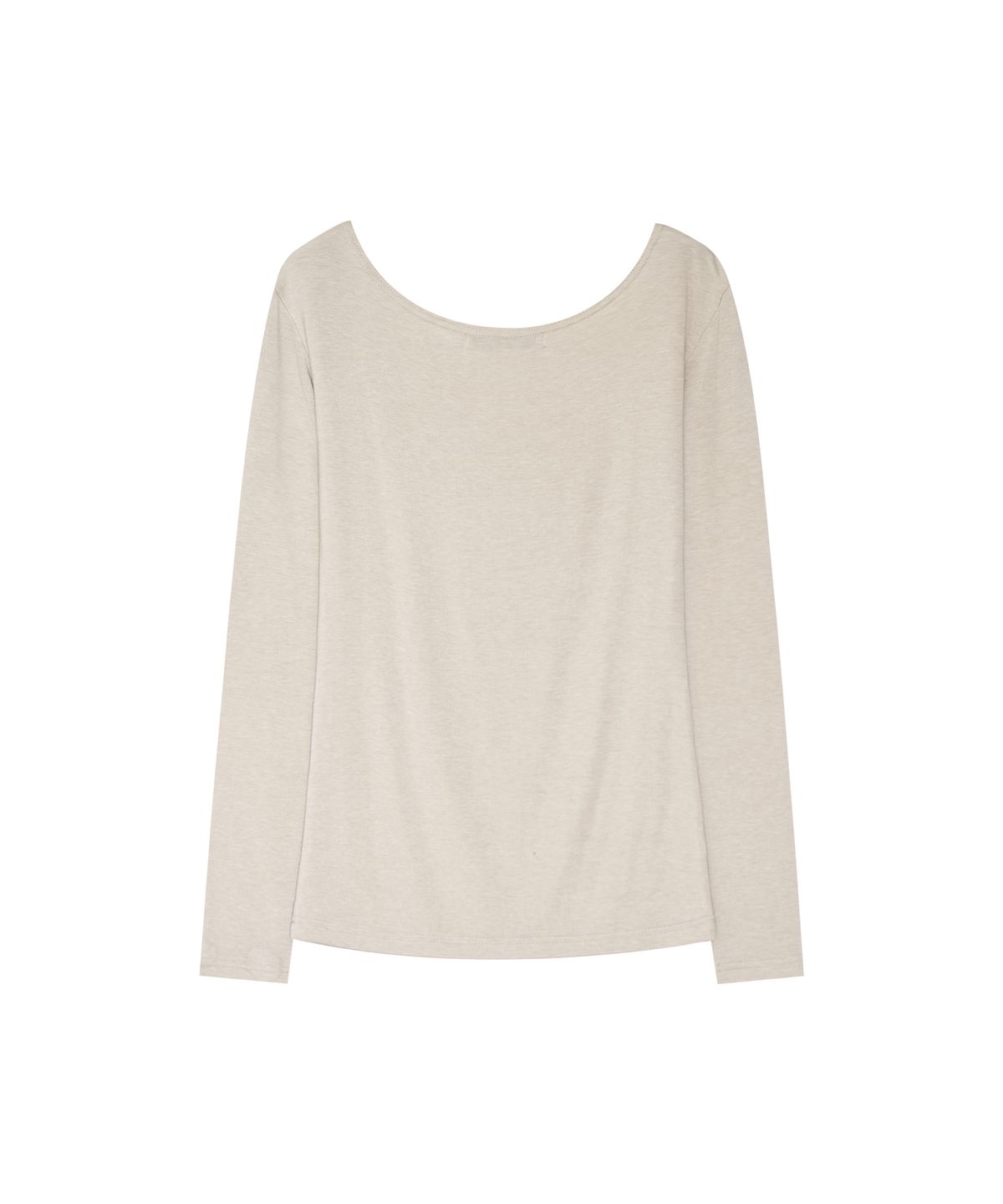 긴스키(GINSUKI) VINTAGE FLOWER WOOL LONG SLEEVE (BEIGE)