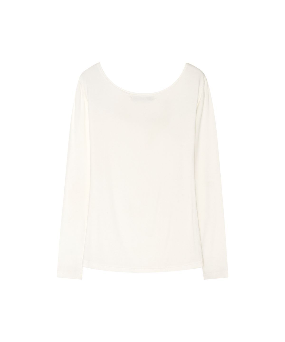 긴스키(GINSUKI) SIGNITURE LETTERING WOOL LONG SLEEVE (WHITE)