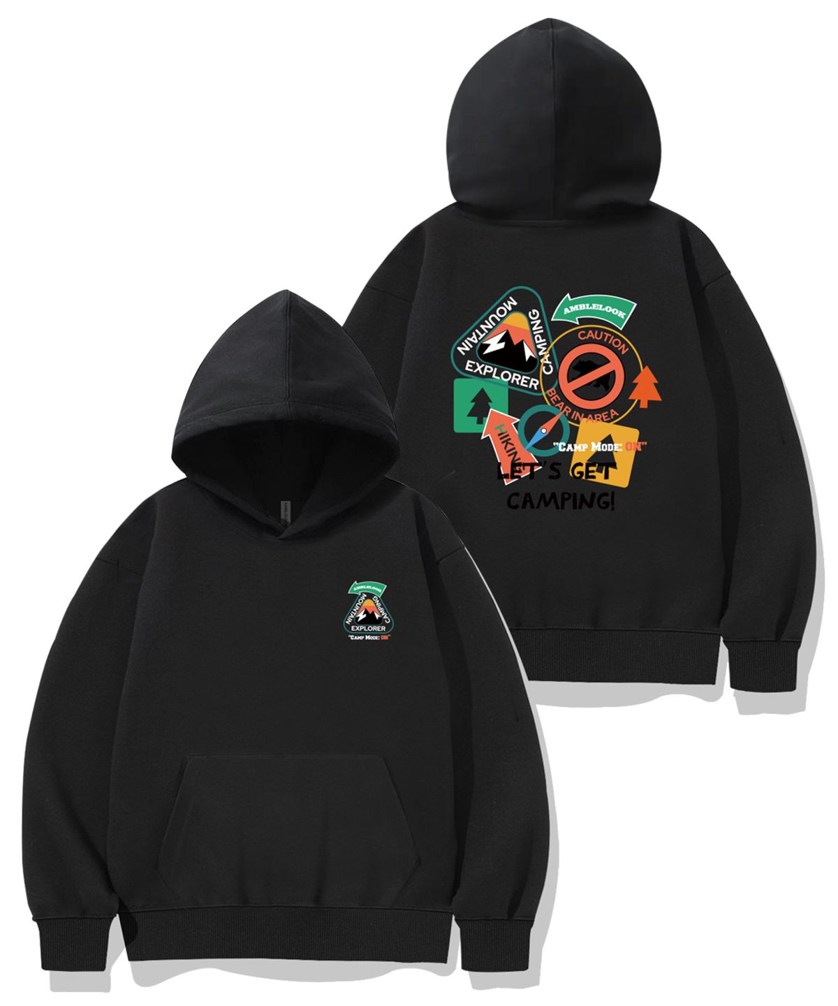 엠블룩(AMBLELOOK) 후디드 스웨트셔츠 캠퍼 (3color)