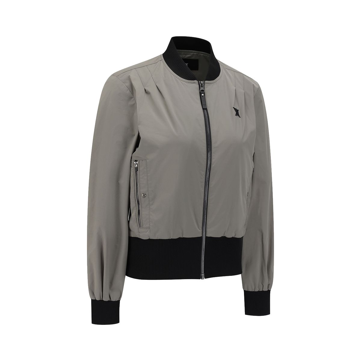 어뉴골프(ANEW GOLF) WOMEN COLOR BLOCK HOODED BLOUSON JACKET_GR