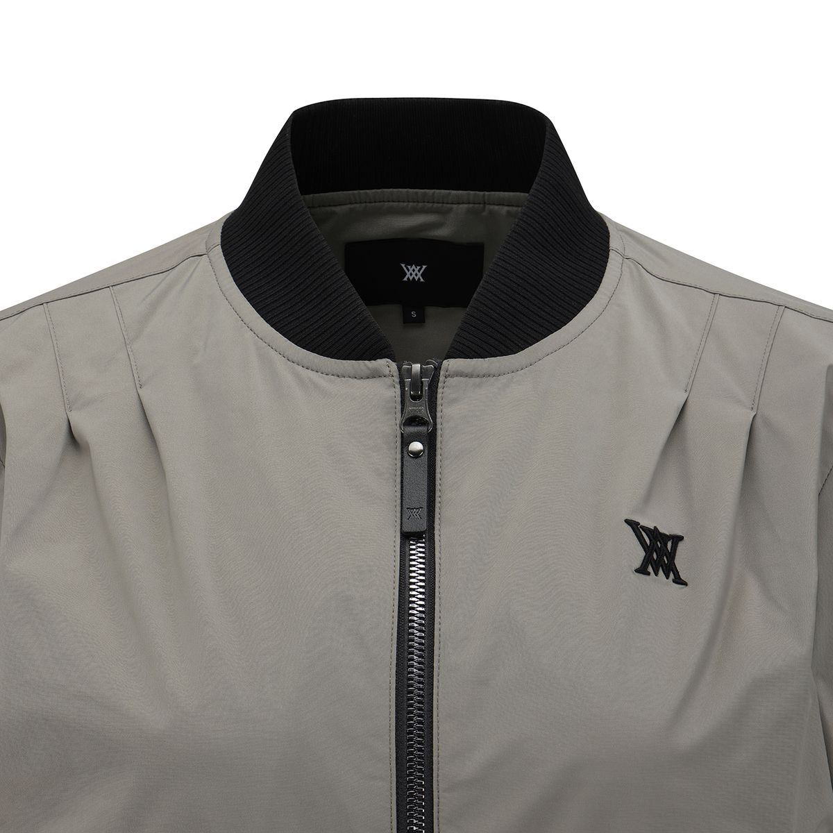 어뉴골프(ANEW GOLF) WOMEN COLOR BLOCK HOODED BLOUSON JACKET_GR