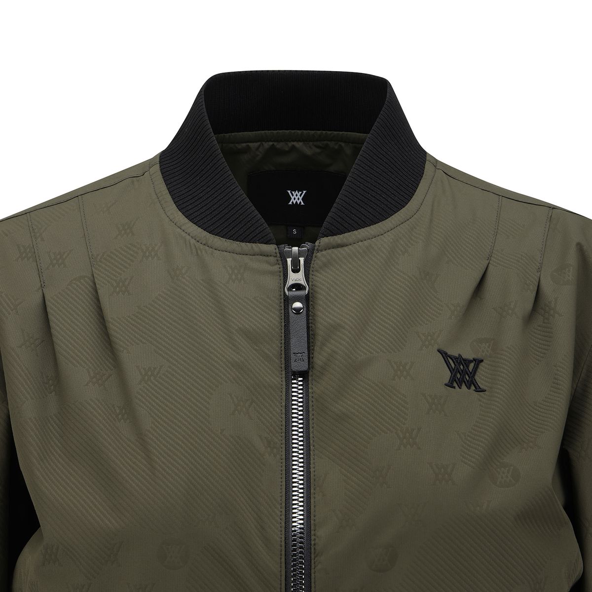 어뉴골프(ANEW GOLF) WOMEN COLOR BLOCK HOODED BLOUSON JACKET_DK