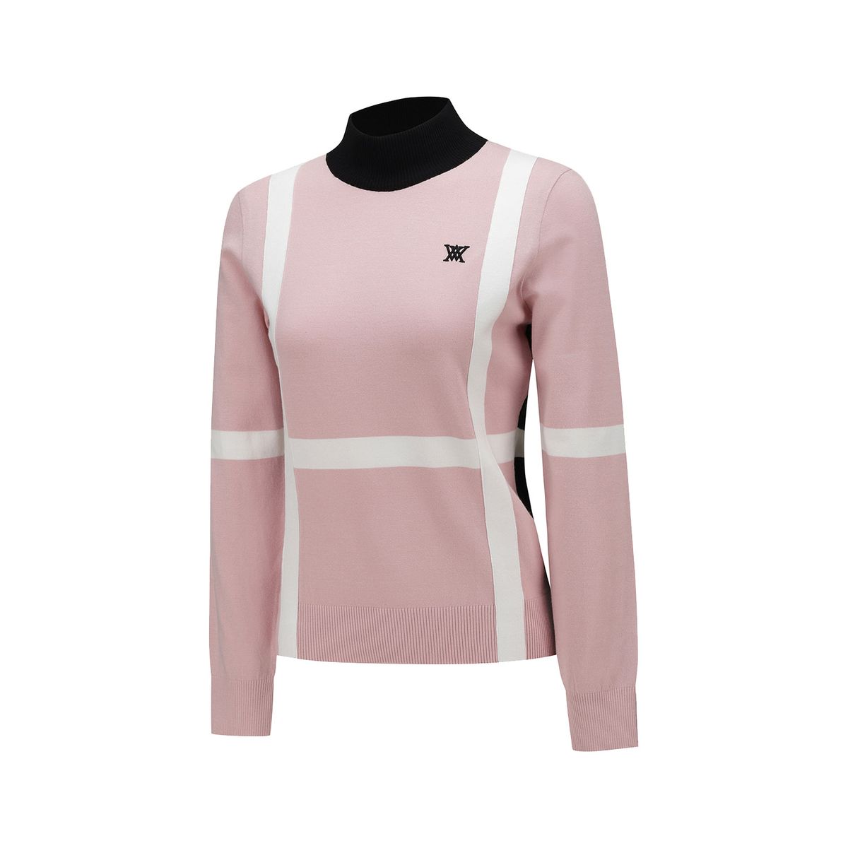 어뉴골프(ANEW GOLF) WOMEN BLOCK TURTLENECK SWEATER_PI
