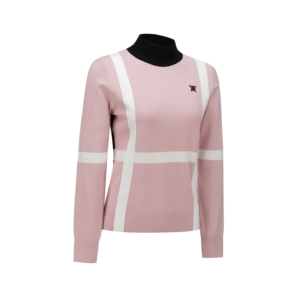 어뉴골프(ANEW GOLF) WOMEN BLOCK TURTLENECK SWEATER_PI