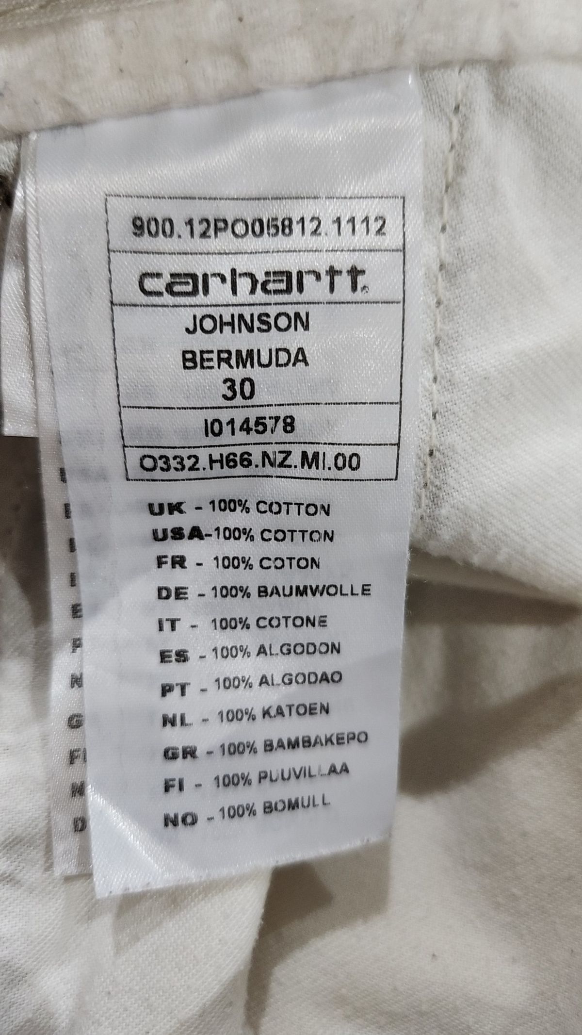 칼하트WIP(CARHARTT WIP) 숏팬츠 L
