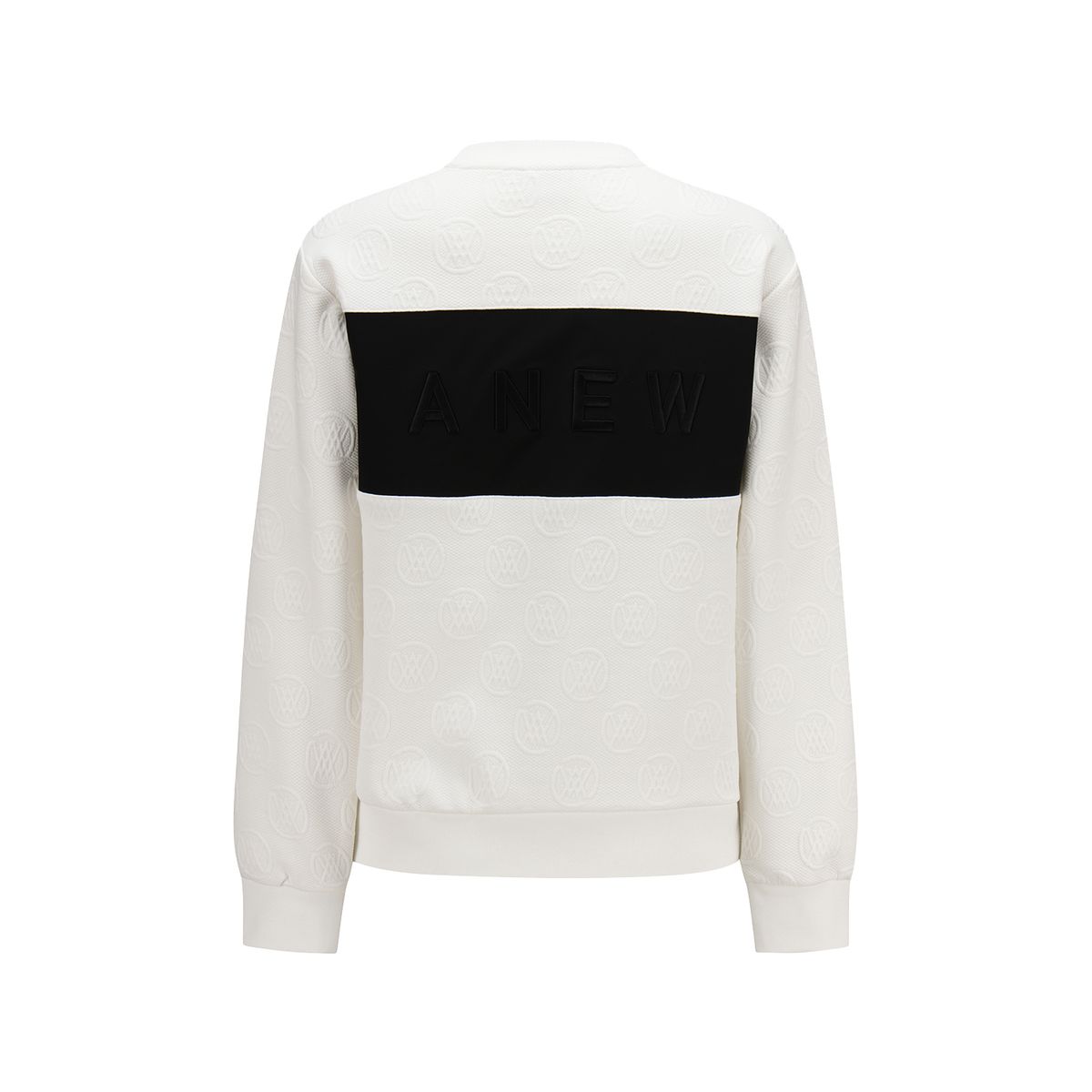 어뉴골프(ANEW GOLF) WOMEN JACQUARD SWEATSHIRT_OW