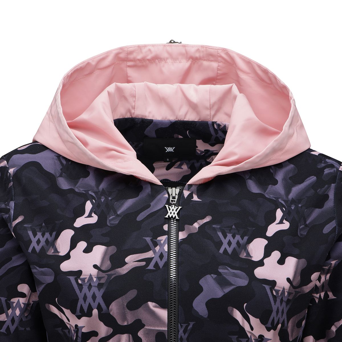 어뉴골프(ANEW GOLF) WOMEN CAMO PATTERN HOODED T-SHIRT CARDIGAN_LP