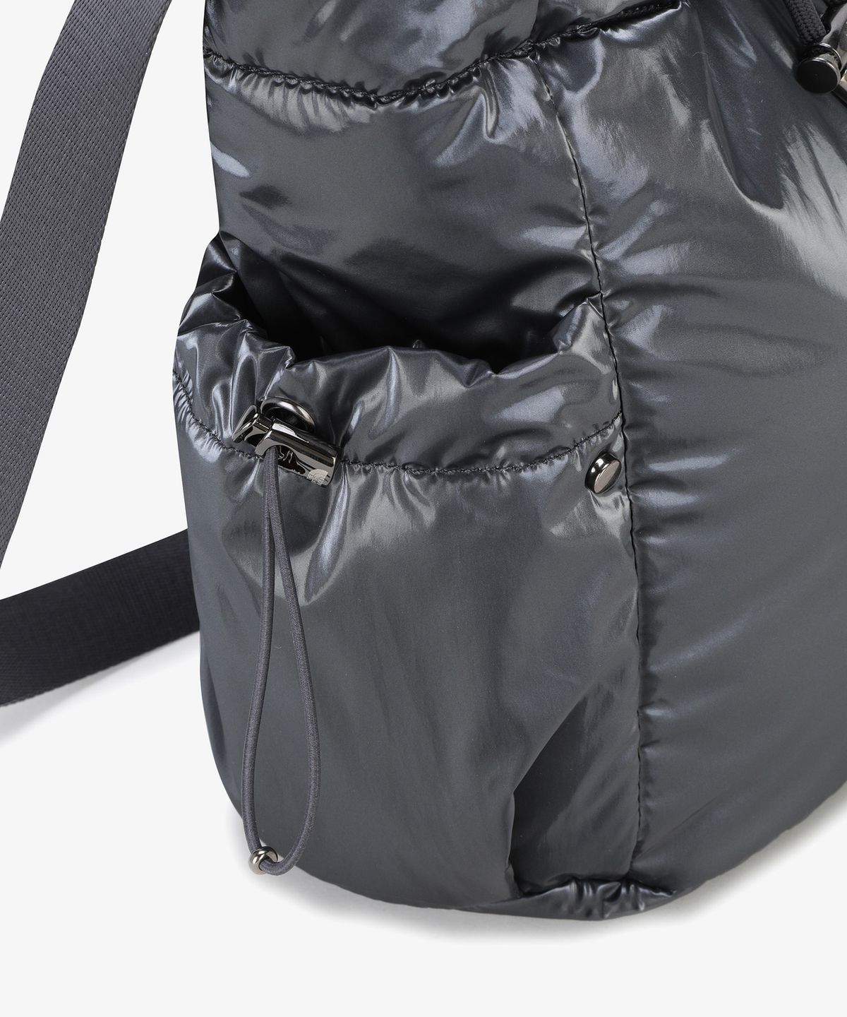 노스페이스(THE NORTH FACE) NN2PS56K 보니 버켓 백 미니_패딩 SILVER GRAY