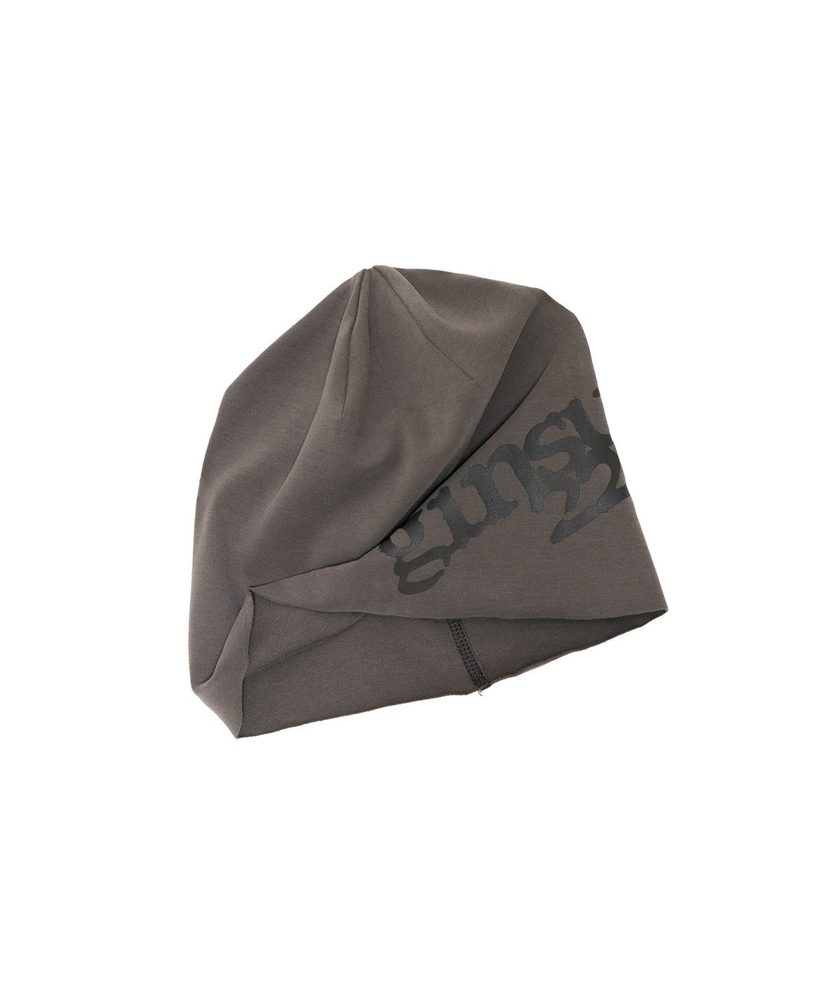 긴스키(GINSUKI) [긴스키 X 물바다]SLOUCHY LOGO BEANIE (CHARCOAL)
