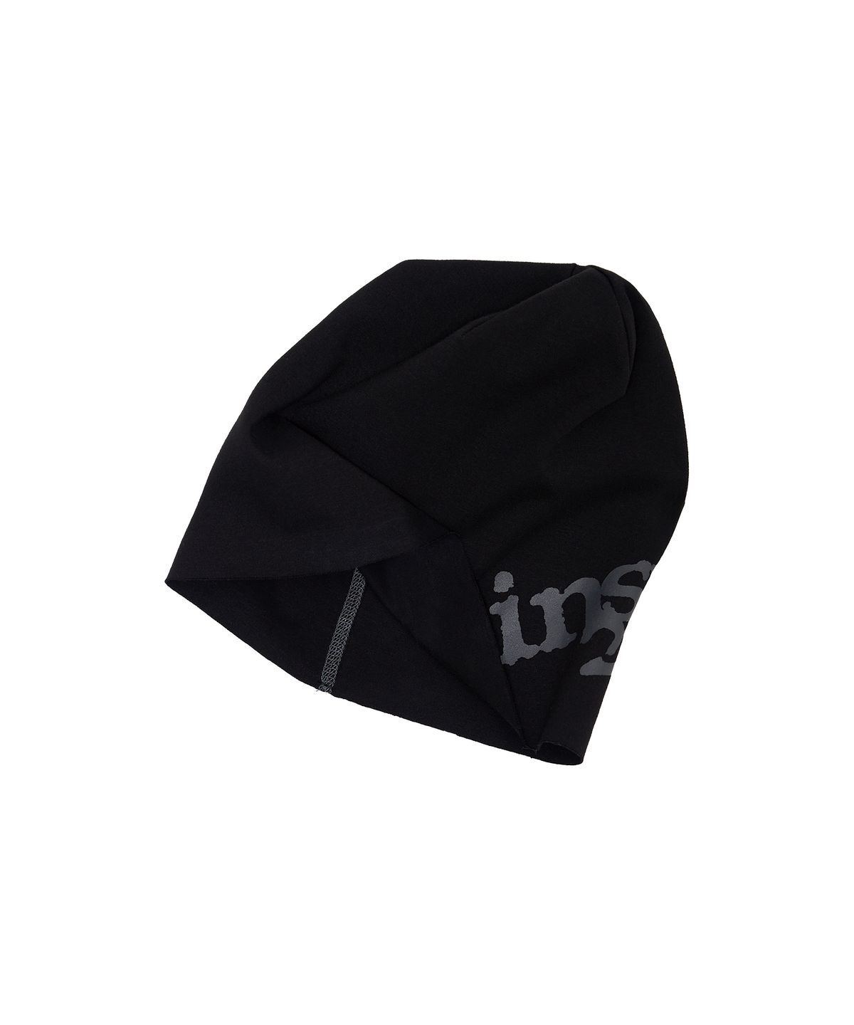 긴스키(GINSUKI) SLOUCHY LOGO BEANIE (BLACK)