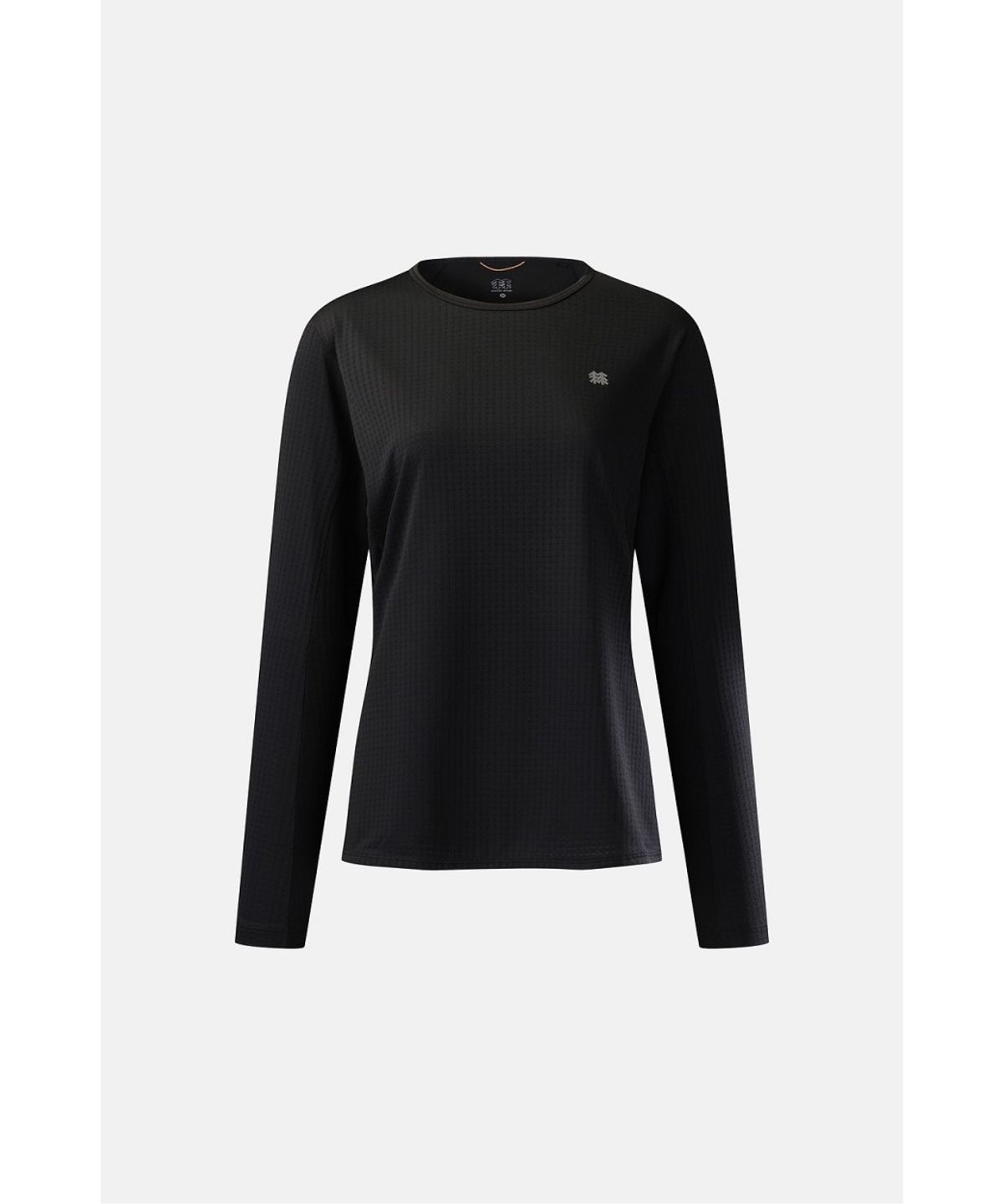 코오롱스포츠(KOLON SPORT) HERO 여성 니트도트 긴팔 티셔츠 JKTBX26056BLK