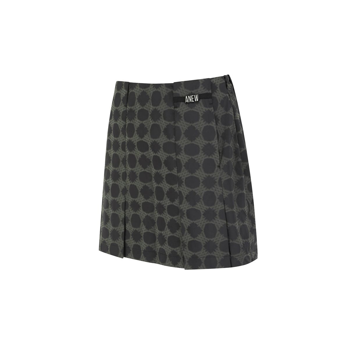 어뉴골프(ANEW GOLF) WOMEN SEASONAL PATTERN SKIRT_BK