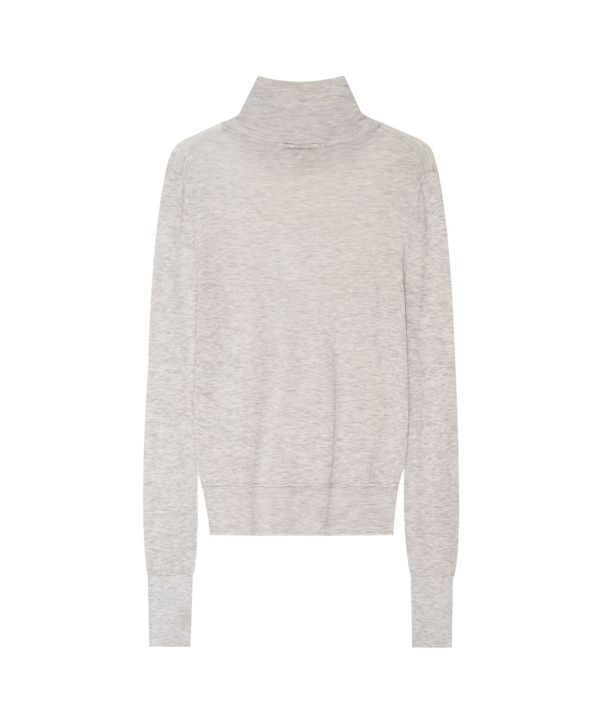 긴스키(GINSUKI) MERINO WOOL LAYER TURTLE  KNIT (GREY)