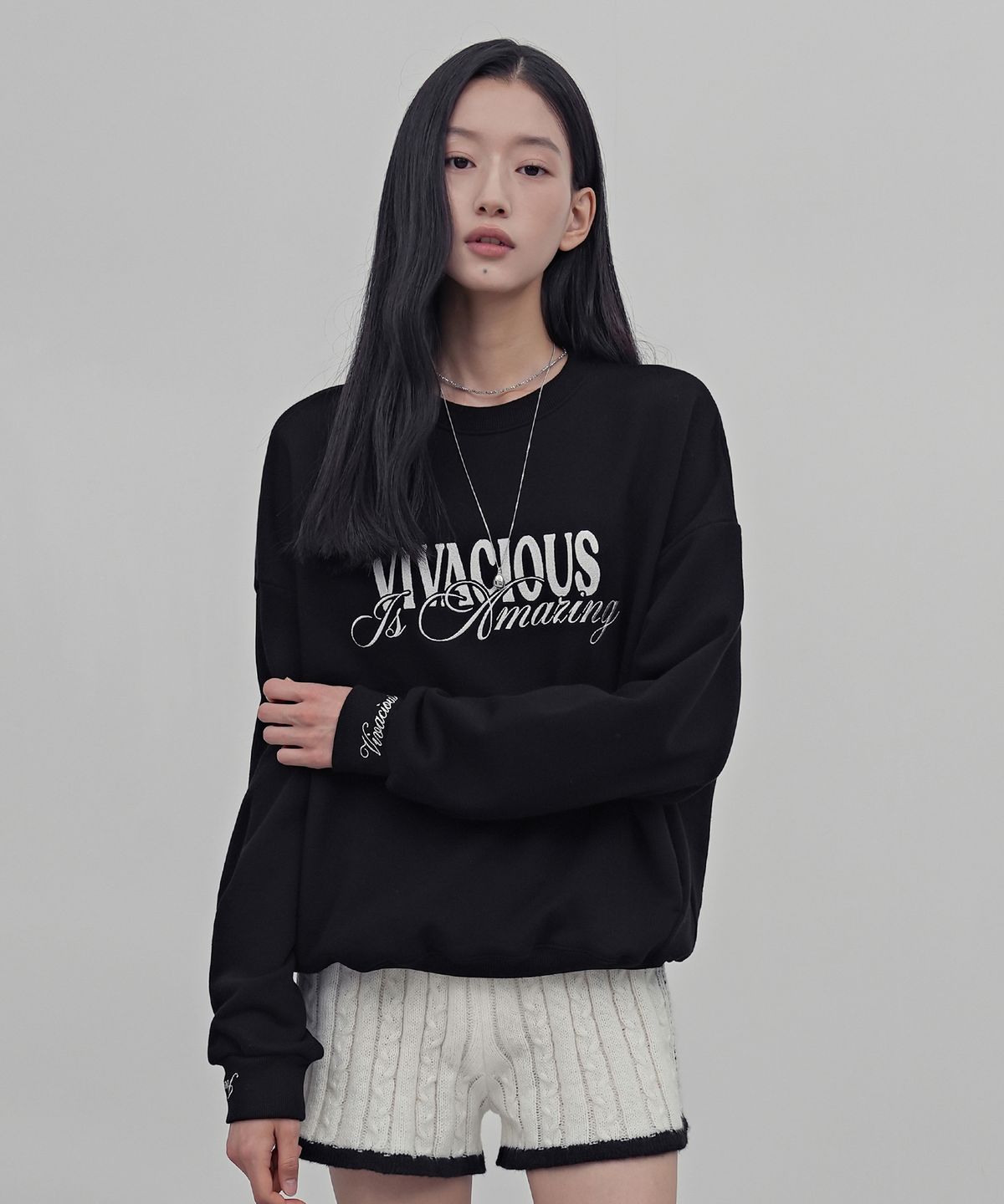 비바셔스(VIVACIOUS) 브이브이 어메이징 스웨트셔츠_6COL