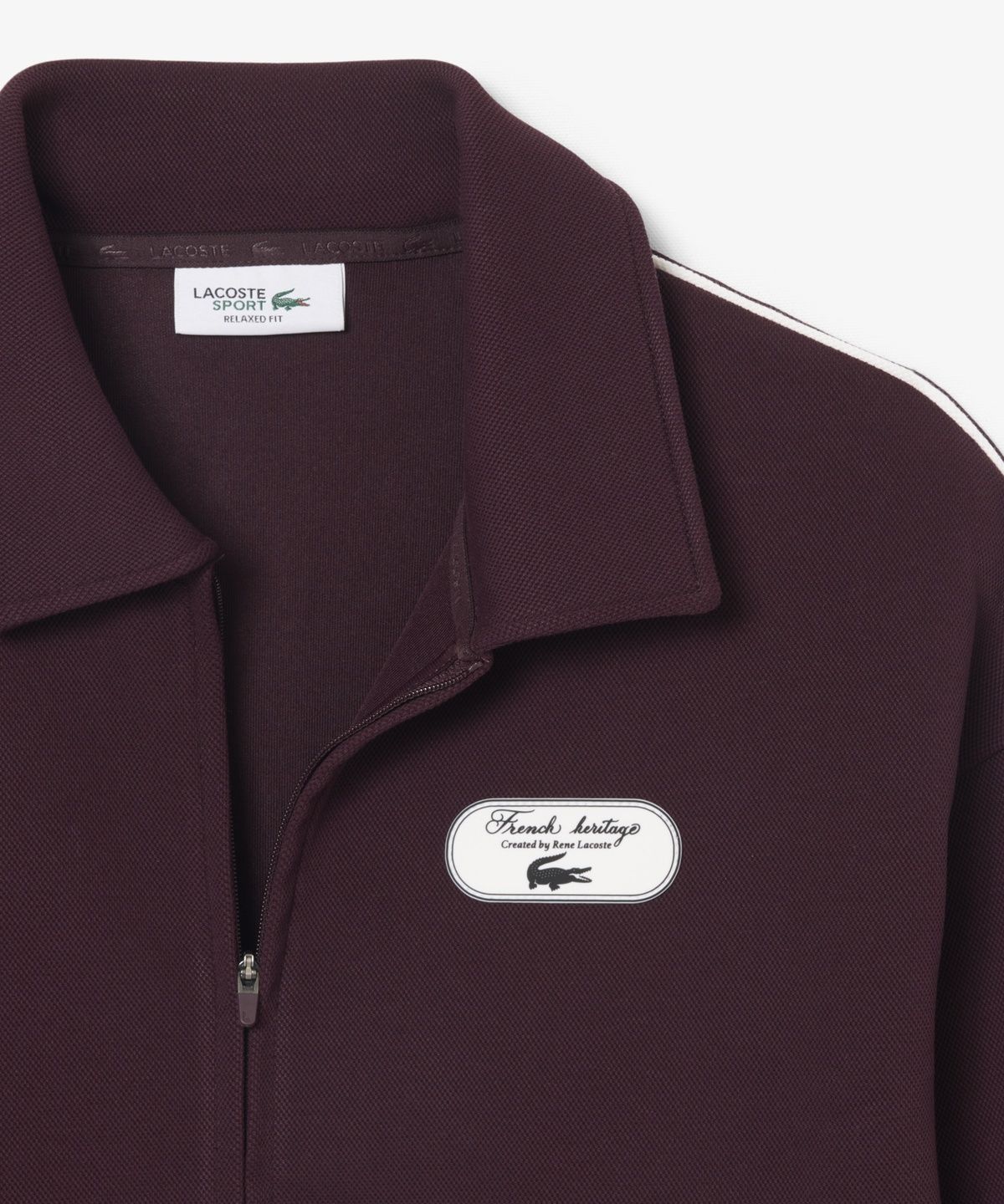 라코스테(LACOSTE) 여성 테니스 헤리티지 집업 스웻셔츠 SF6822-56N ZB5