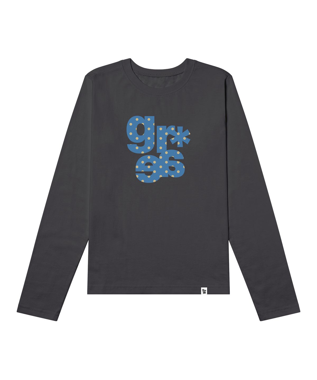 그레이버(GRAVER) [UNISEX]GRAE-S DOT 롱슬리브 티셔츠_White
