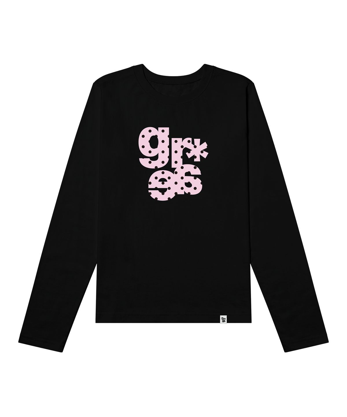 그레이버(GRAVER) [UNISEX]GRAE-S DOT 롱슬리브 티셔츠_White
