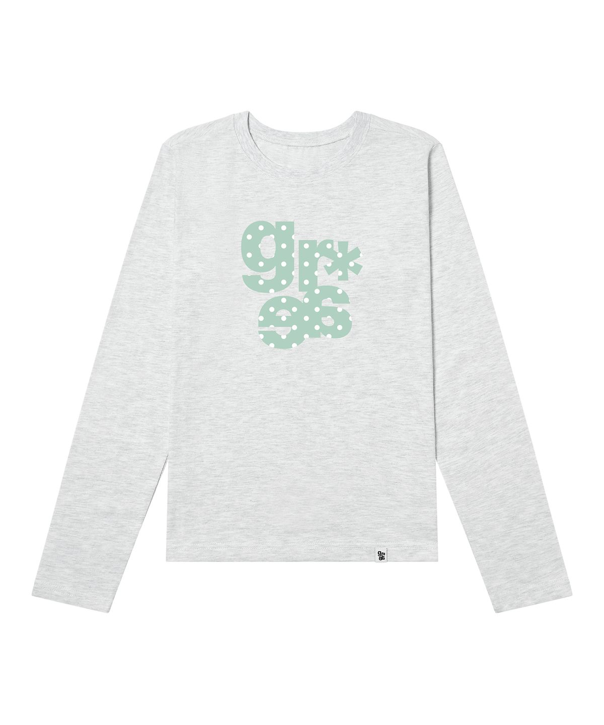 그레이버(GRAVER) [UNISEX]GRAE-S DOT 롱슬리브 티셔츠_White